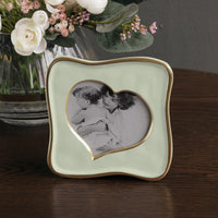 Frame Encanto Curved Heart 5 x 5 (Pistachio) - Frame Detail | Bone & Brass
