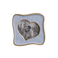 Periwinkle Encanto Curved Heart Picture Frame | Bone & Brass