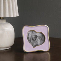 Frame Encanto Curved Heart 5 x 5 (Lilac) - Frame View | Bone & Brass