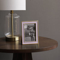 Frame Encanto Jason 4 x 6 (Lilac) - Frame Corner Detail | Bone & Brass