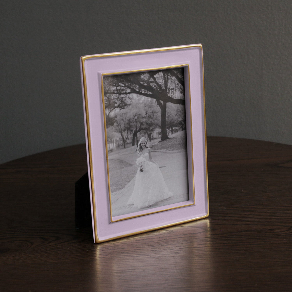 Frame Encanto Jason 4 x 6 (Lilac) - Frame Side View | Bone & Brass