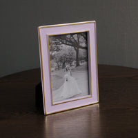 Frame Encanto Jason 4 x 6 (Lilac) - Frame Side View | Bone & Brass