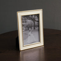 Frame Encanto Jason 4 x 6 (Cream) - Frame Side View | Bone & Brass
