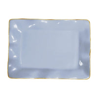 Encanto Vento Small Rectangular Tray (Periwinkle) | Bone & Brass