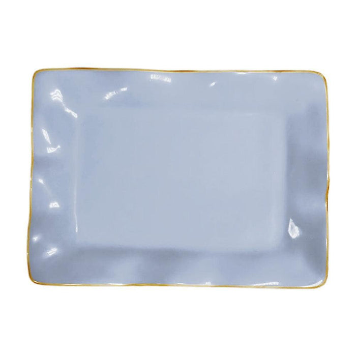 Encanto Vento Small Rectangular Tray (Periwinkle) | Bone & Brass