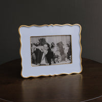Frame Encanto Rea 5x7 (Periwinkle) - Frame Side View | Bone & Brass