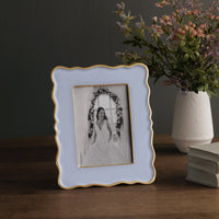 Frame Encanto Rea 5x7 (Periwinkle) - Frame Detail | Bone & Brass