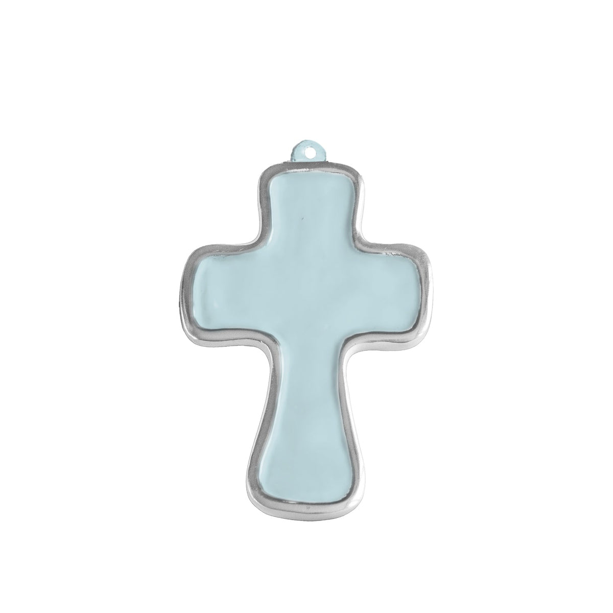 Encanto Athens Cross Ornament (Sky Blue) | Bone & Brass
