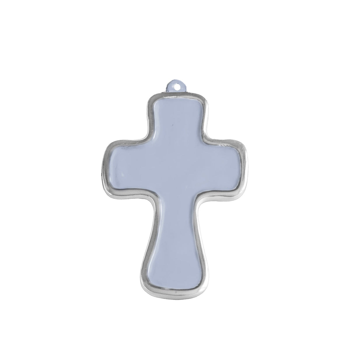 Encanto Periwinkle Athens Cross Ornament | Bone & Brass