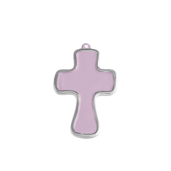 Encanto Athens Cross Ornament (Lilac) | Bone & Brass