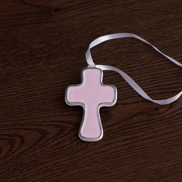 Encanto Athens Cross Ornament (Lilac) - Detail View | Bone & Brass