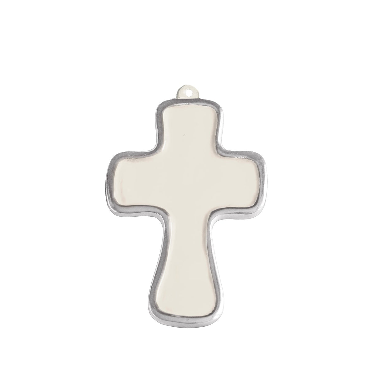 Encanto Athens Cross Ornament (Cream) | Bone & Brass
