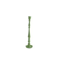 Encanto Crosby Medium Candlestick Holder (Leaf Green) | Bone & Brass
