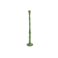 Encanto Crosby Large Candlestick Holder (Leaf Green) | Bone & Brass