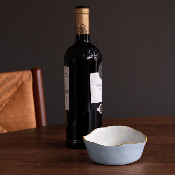 Encanto Soho Wine Coaster (Periwinkle White)