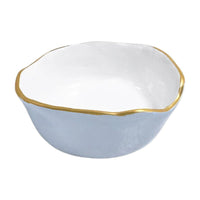 Encanto Soho Wine Coaster (Periwinkle White) | Bone & Brass
