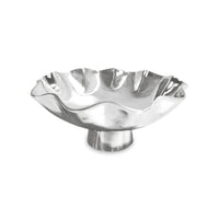 Pedestal Aluminum Carola Small Pedestal Bowl | Bone & Brass
