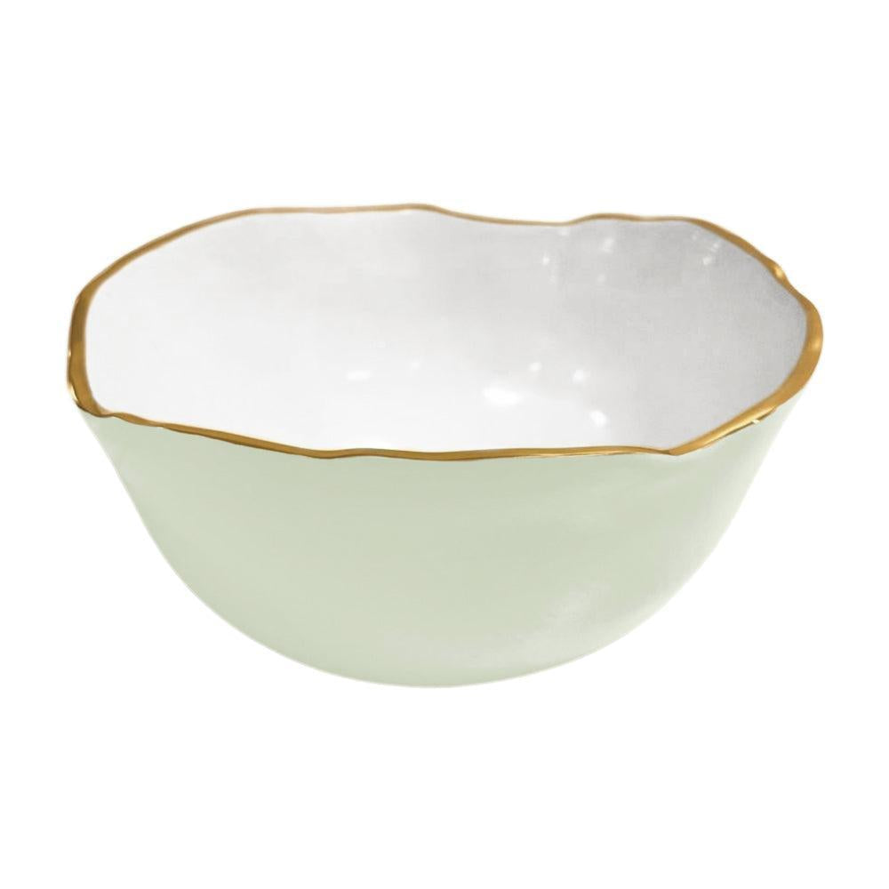 Encanto Osaka Large Bowl (Pistachio White) | Bone & Brass