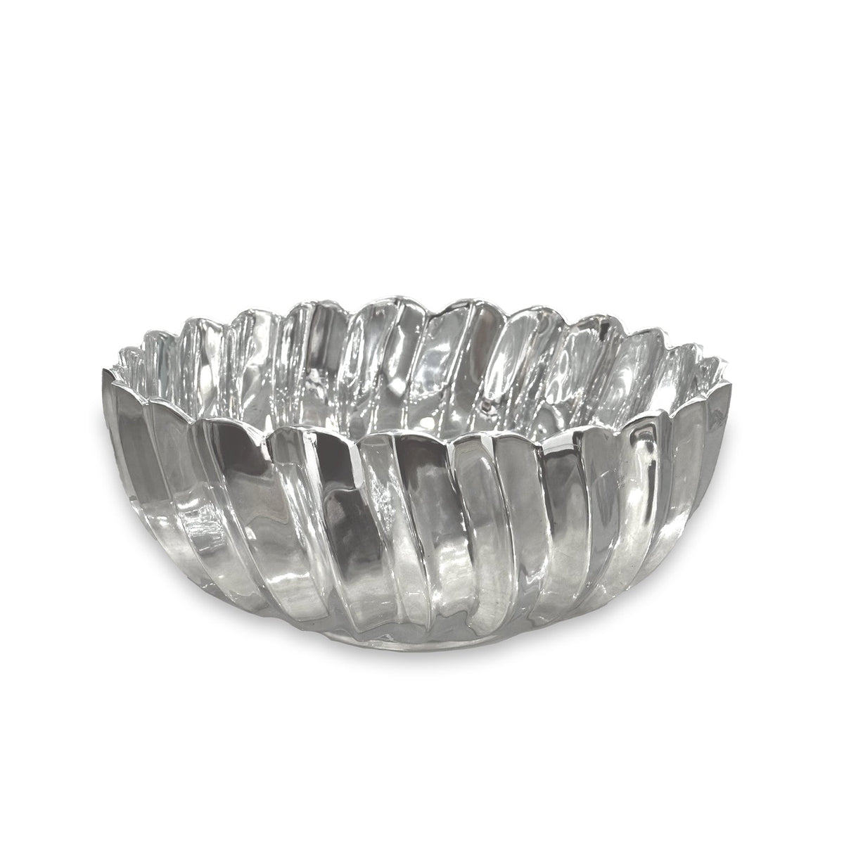 Vintage Orlando Medium Aluminum Serving Bowl | Bone & Brass