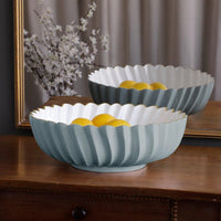 Encanto Orlando Large Bowl (Slate White) - Bowl Detail | Bone & Brass