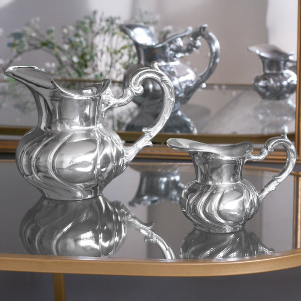 Vintage Silver Medium Pitcher - Pitcher Detail | Bone & Brass