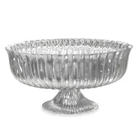 Vintage Vienna Large Centerpiece/Punchbowl Pedestal | Bone & Brass