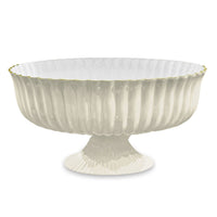 Cream & White Vienna Large Centerpiece Bowl | Bone & Brass