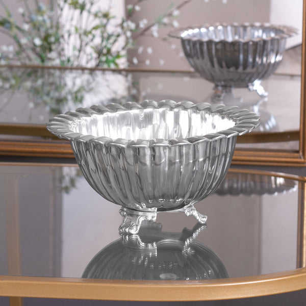 Vintage Vienna Footed Medium Bowl - Bowl Detail | Bone & Brass