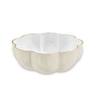 Encanto Calabaza Large Bowl (Dove White) | Bone & Brass