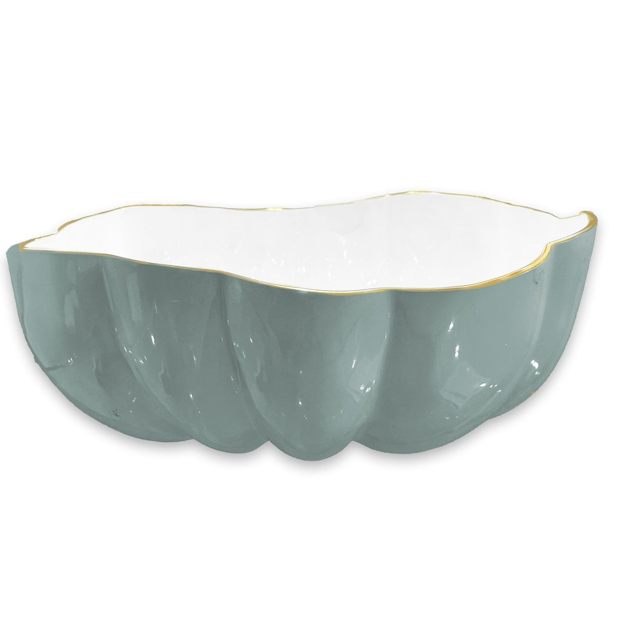 Encanto Rita Large Bowl (Slate White) | Bone & Brass