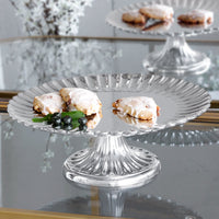 Vintage Silver Vienna Pedestal Cake Plate