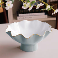 Encanto Carola Small Pedestal (Slate White) - Pedestal Detail | Bone & Brass