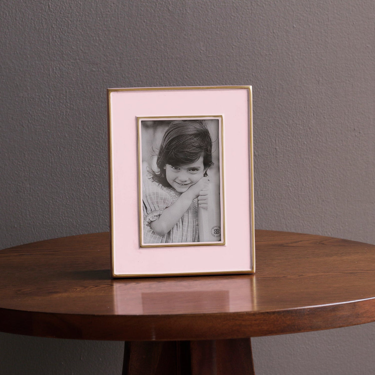 Encanto Blush Pink Jason 4 x 6 Picture Frame - Frame Side View | Bone & Brass