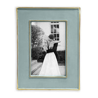 Encanto Slate Blue Jason 4 x 6 Picture Frame | Bone & Brass