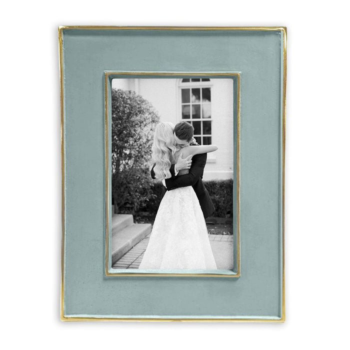 Encanto Slate Blue Jason 4 x 6 Picture Frame | Bone & Brass