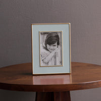 Encanto Slate Blue Jason 4 x 6 Picture Frame - Frame Side View | Bone & Brass