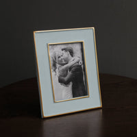 Frame Encanto Jason 5 x 7 (Slate) - Frame Corner Detail | Bone & Brass