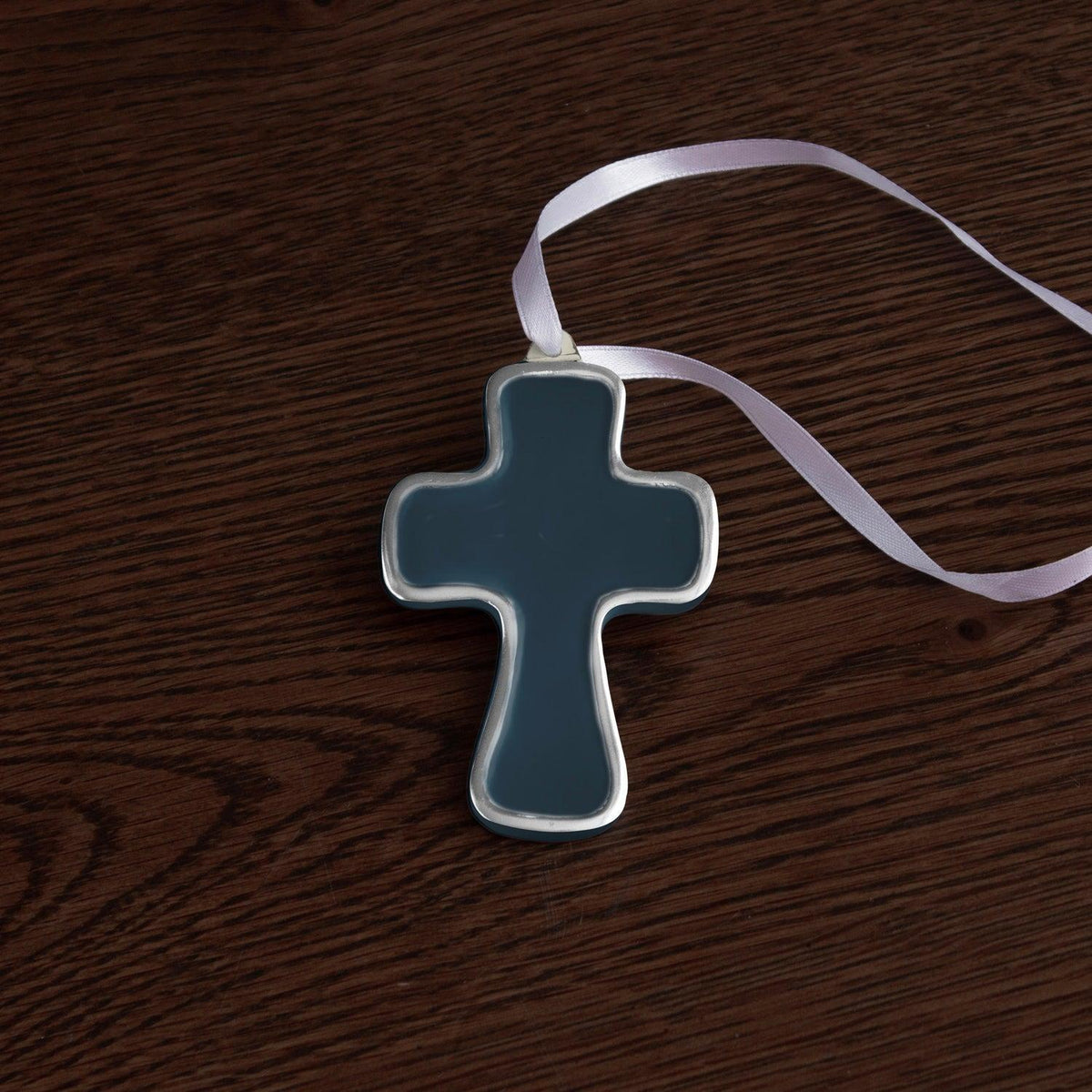 Encanto Athens Cross Ornament (Midnight) - Side View | Bone & Brass