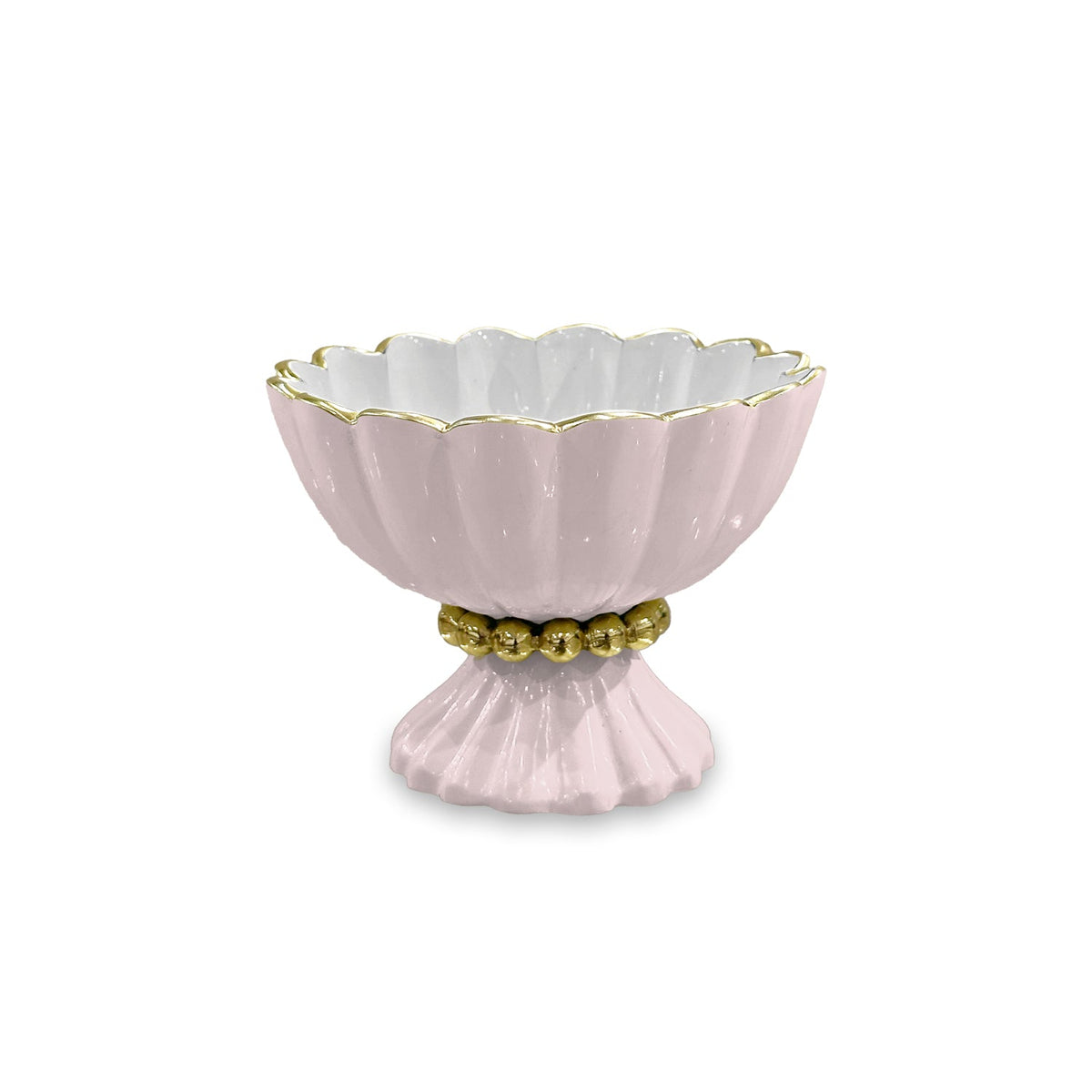 Encanto Vienna Mini Pedestal Spoon (Camellia White) | Bone & Brass