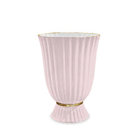 Encanto Vienna Medium Vase (Camellia White) | Bone & Brass