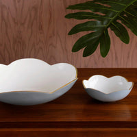 Encanto Amelia Mini Round Bowl Slate White - Bowl Side View | Bone & Brass