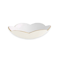 Cream & White Amelia Medium Serving Bowl | Bone & Brass