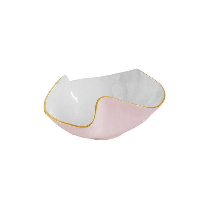 Encanto Aries Small Bowl Camellia White | Bone & Brass