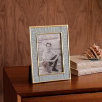 Frame Encanto Croc 4 x 6 Slate - Frame Corner Detail | Bone & Brass