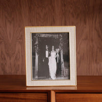 Frame Encanto Croc 8 x 10 Cream - Frame Side View | Bone & Brass