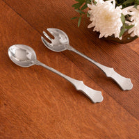 Vintage Revere Large Salad Servers - Set Detail | Bone & Brass