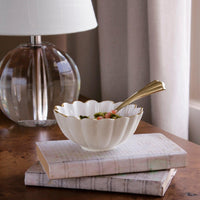Encanto Vienna Mini Bowl Spoon Cream White - Bowl Side View | Bone & Brass