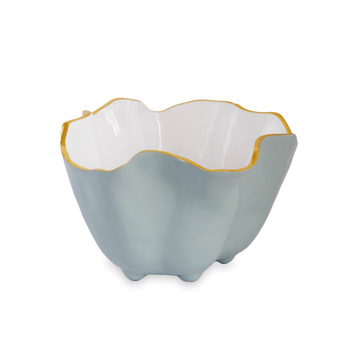 Encanto Onyx Ice Bucket Slate & White | Bone & Brass
