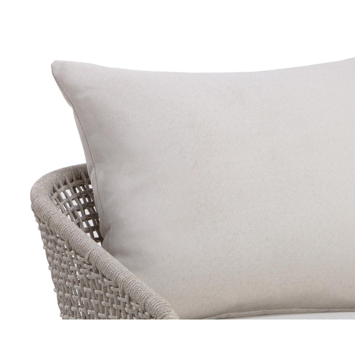 Capri Greige & Palazzo Cream Outdoor Lounge Chair