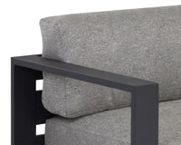 Tavira Charcoal - Lanikai Salt and Pepper Sofa